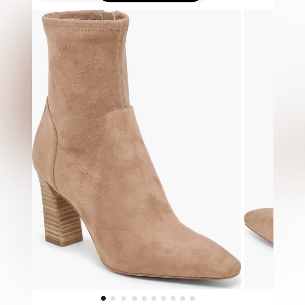 Dolce Vita Tan Suede Ankle Boot